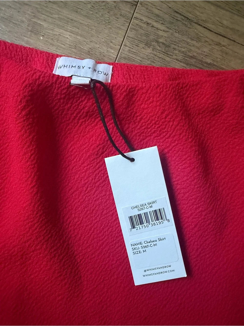 Whimsy + Row Chelsea Miniskirt Red Size M